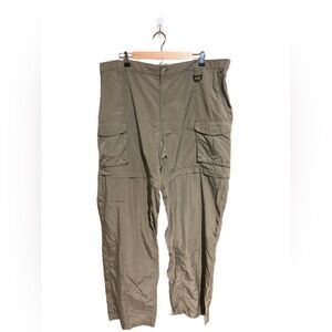 Columbia Performace Fishing Gear PFG Zip-off Cargo Pants Olive